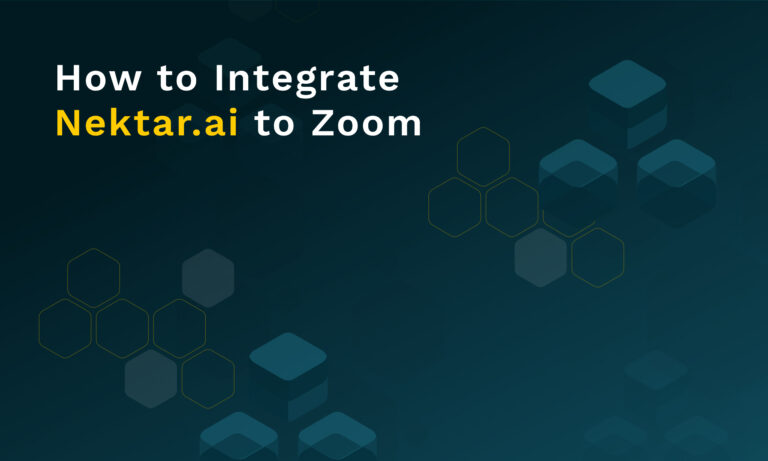 How to Integrate Nektar.ai to Zoom