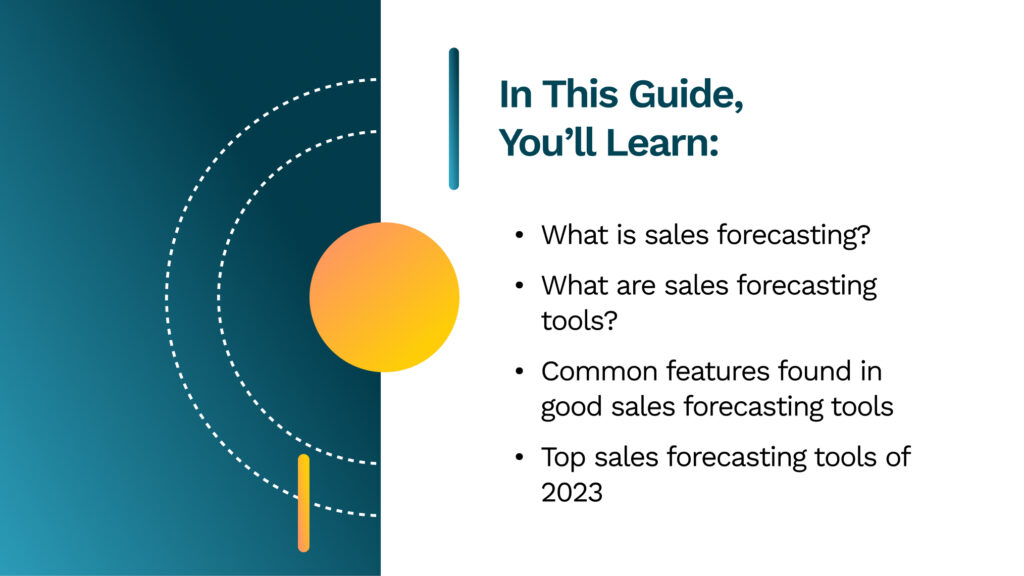 sales forecasting tools