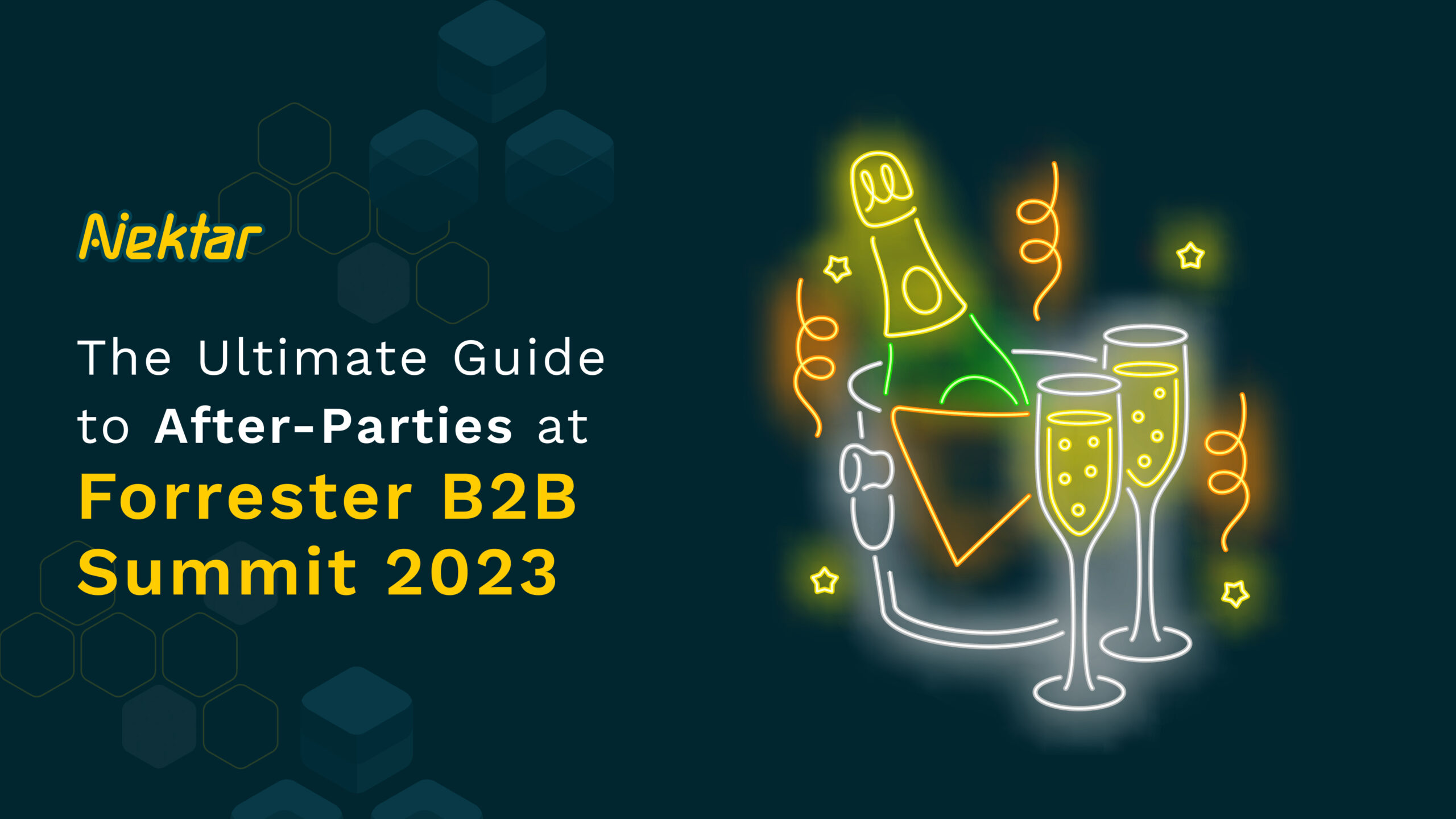 Feature image: The Ultimate Guide to after-parties at Forrester B2B Summit 2023