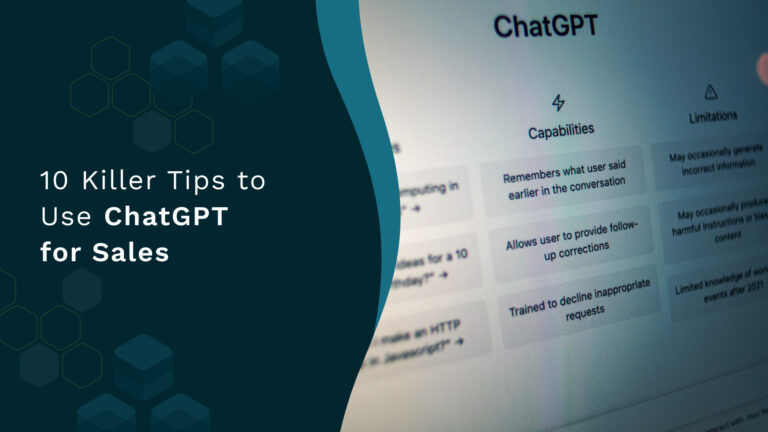 10 Killer Tips to Use ChatGPT for Sales