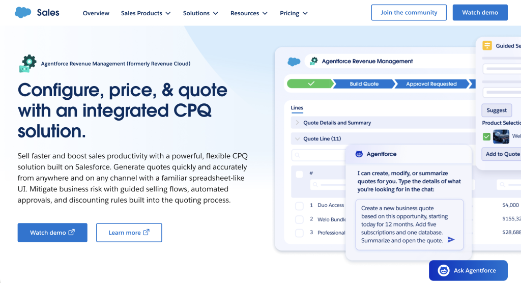 Salesforce CPQ