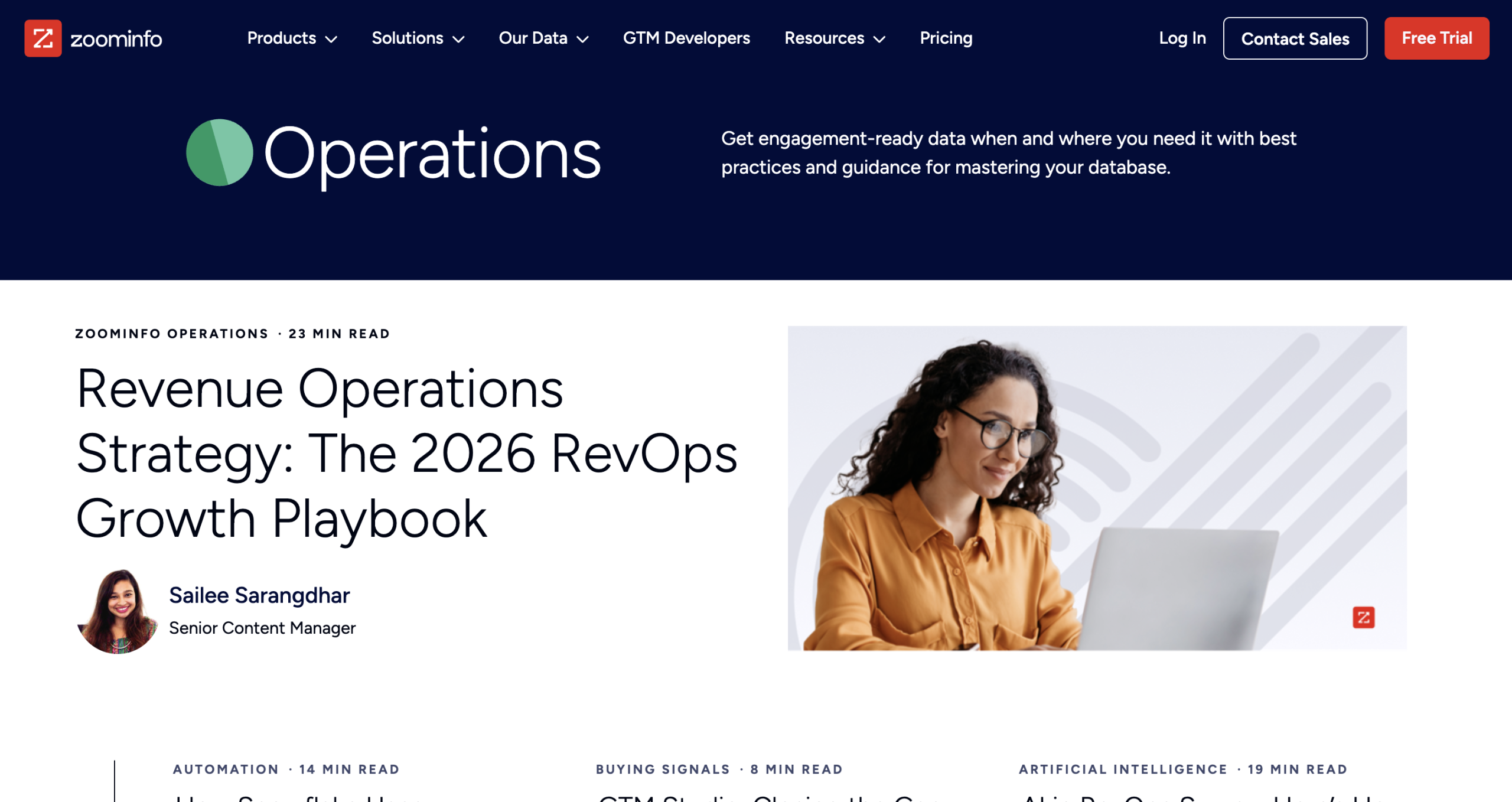 Zoominfo Operations