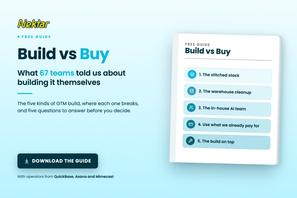 Build vs Buy resource